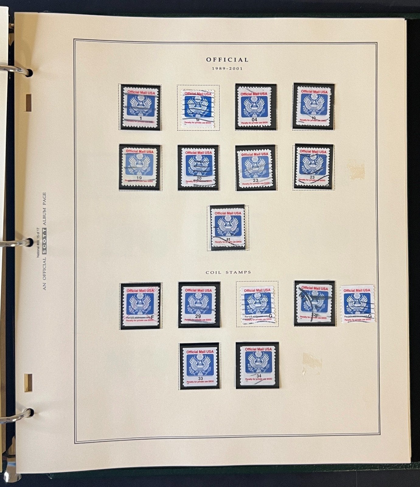 U.S. Airmail & Postage Due & Official Mail Stamp Collection Album ZAYIX