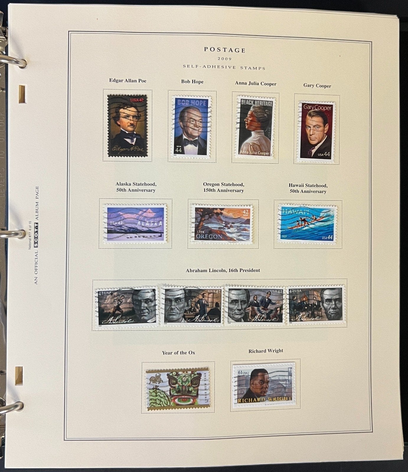 U.S. 2009-2024 Stamp Collection Scott Specialty Album Mint & Used ZAYIX