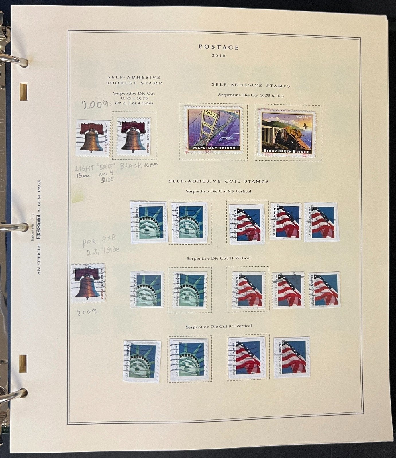U.S. 2009-2024 Stamp Collection Scott Specialty Album Mint & Used ZAYIX