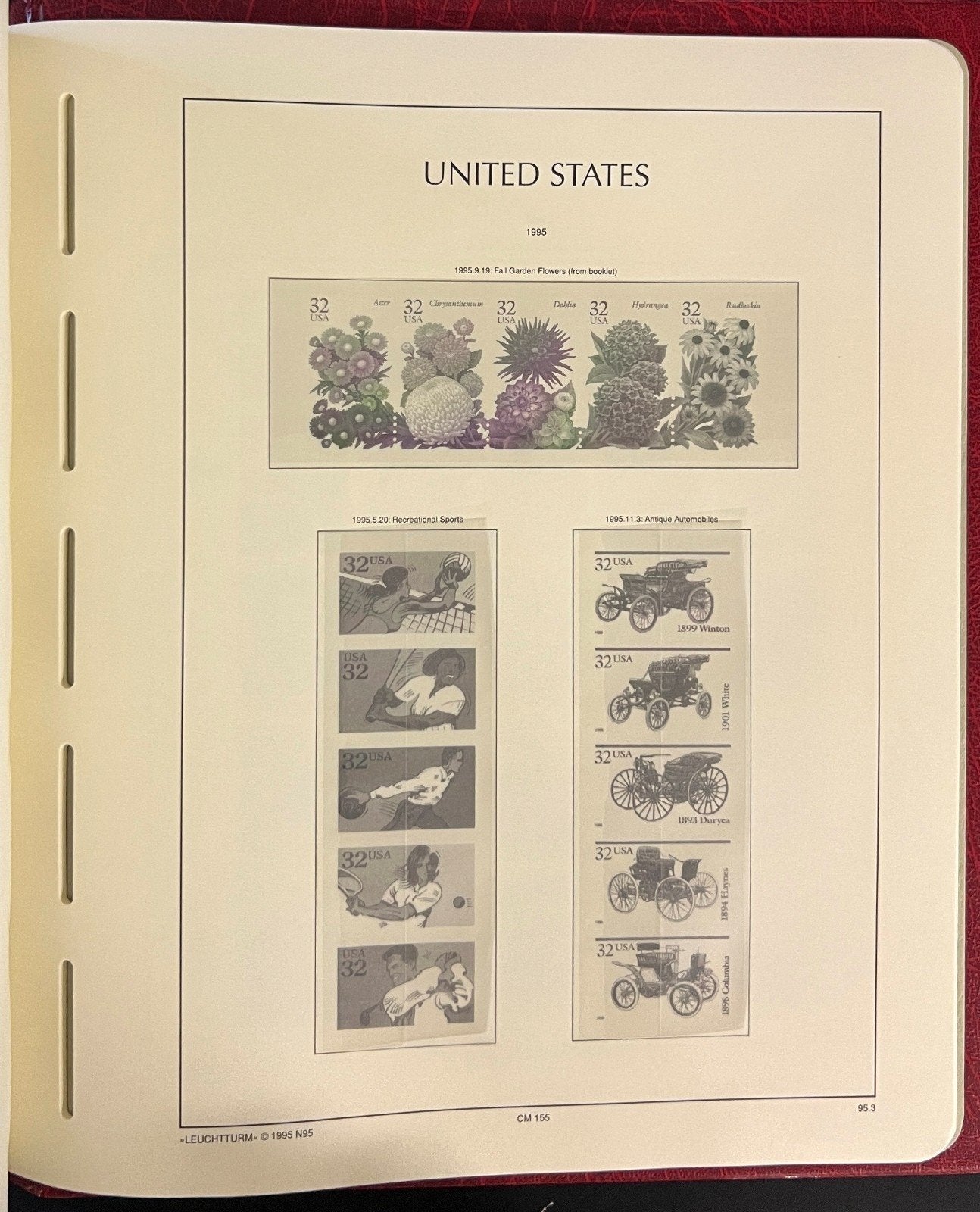 United States 1987-1995 Lighthouse Hingeless Stamp Album ZAYIX
