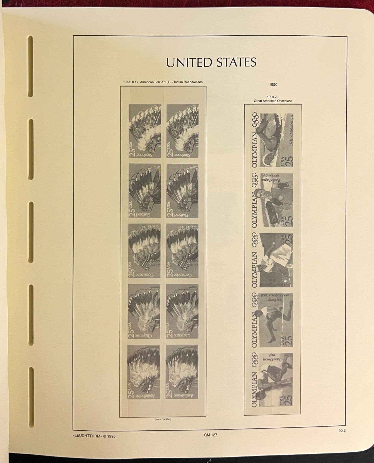United States 1987-1995 Lighthouse Hingeless Stamp Album ZAYIX
