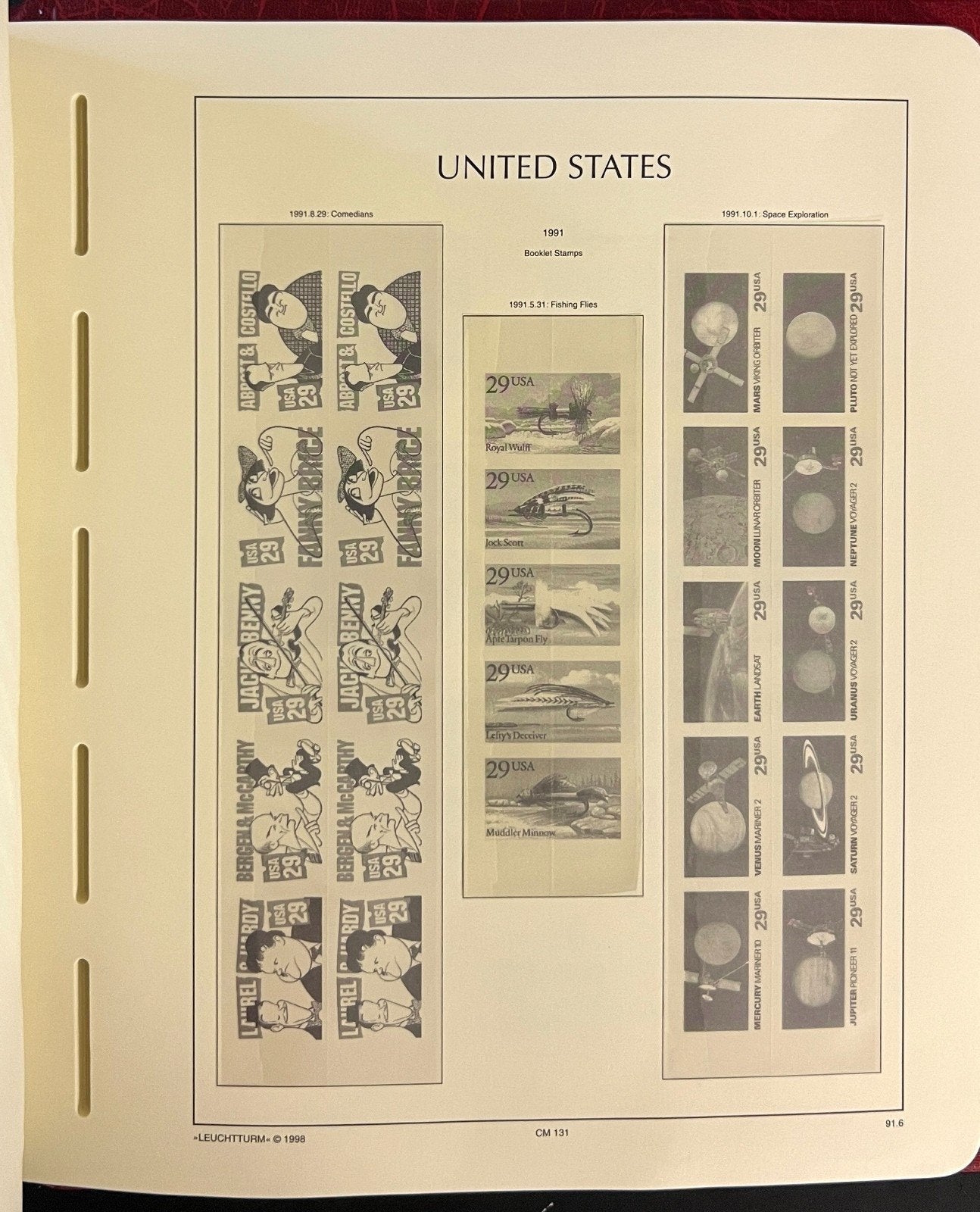 United States 1987-1995 Lighthouse Hingeless Stamp Album ZAYIX