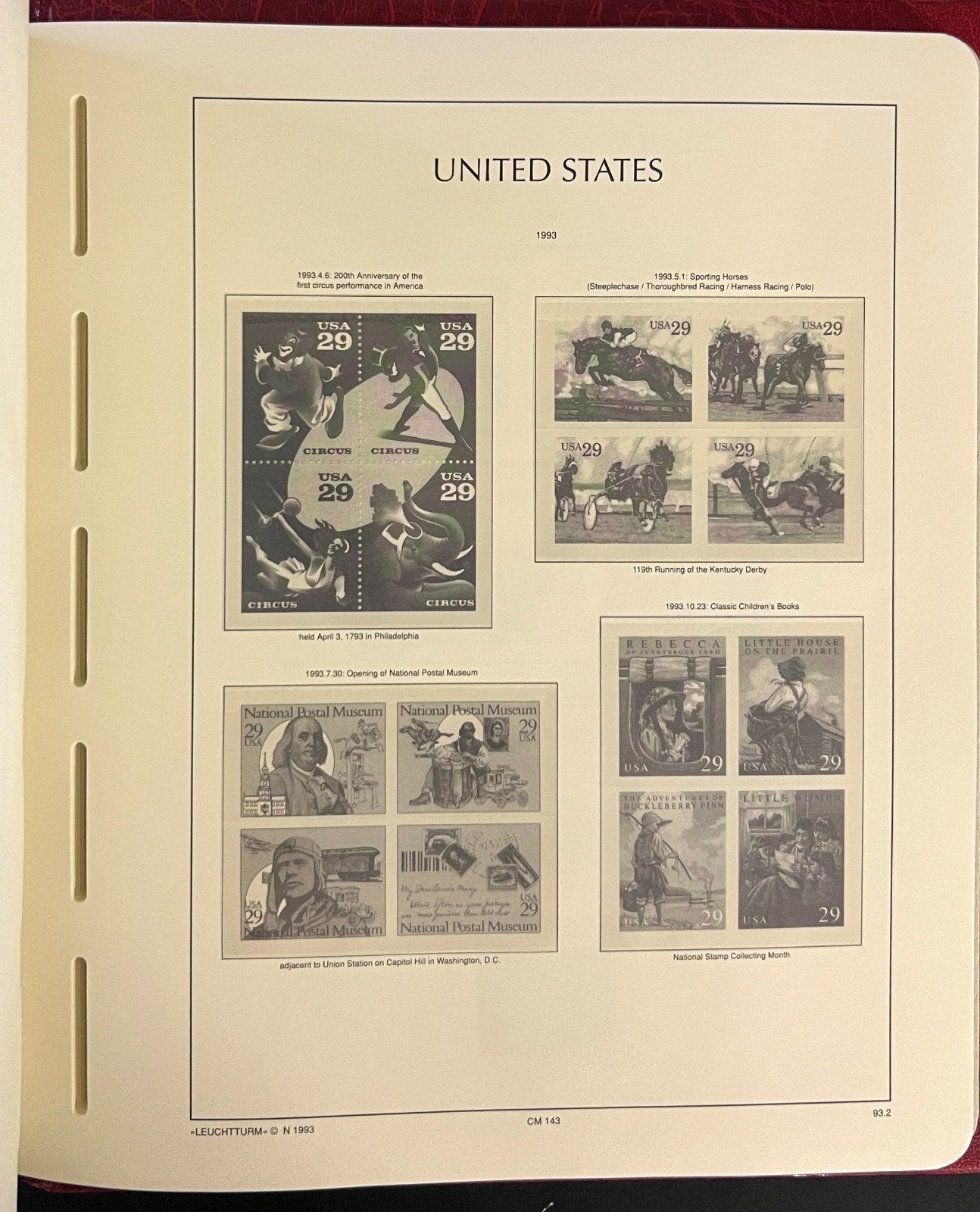 United States 1987-1995 Lighthouse Hingeless Stamp Album ZAYIX