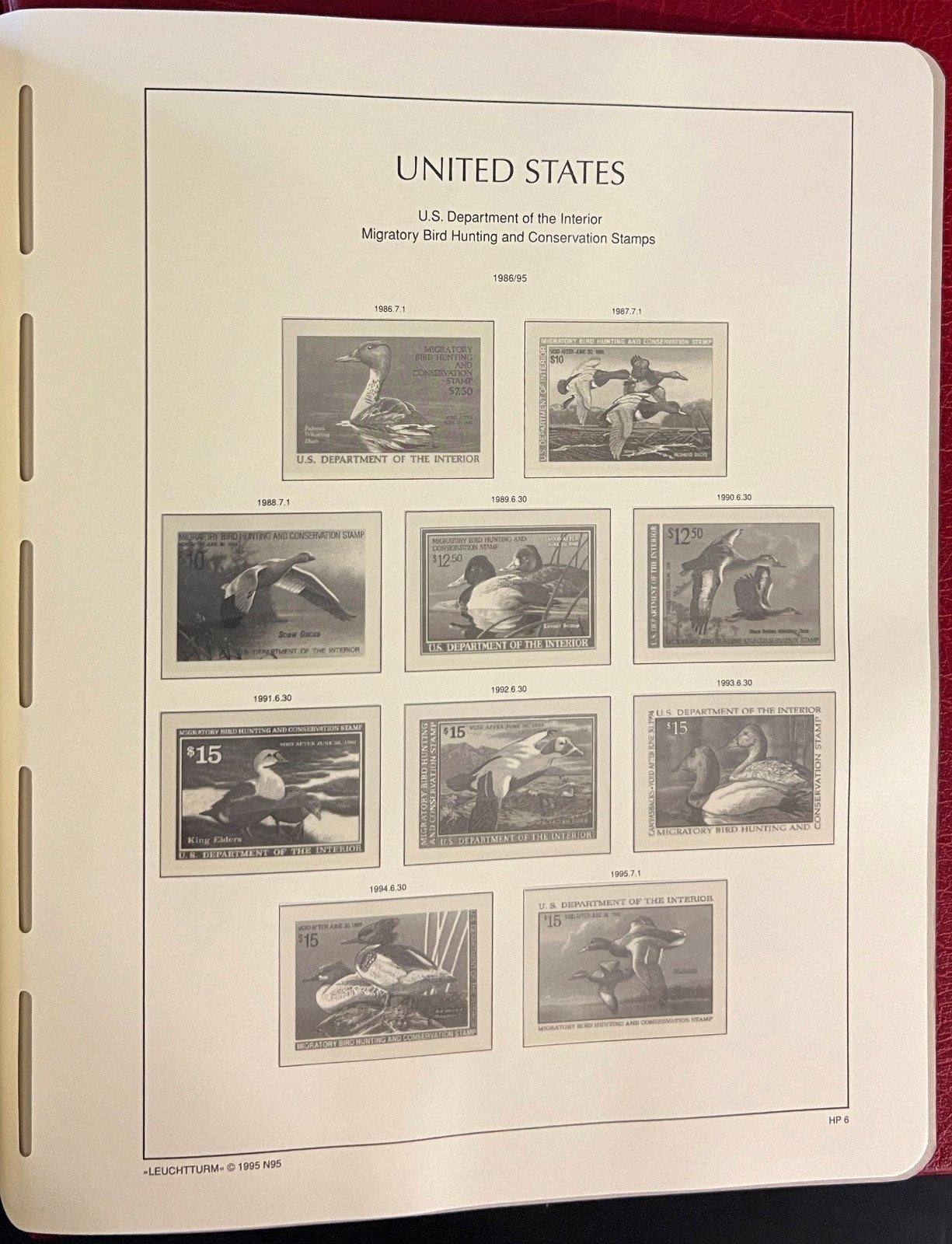United States 1975-1993 Lighthouse Hingeless Stamp Album ZAYIX