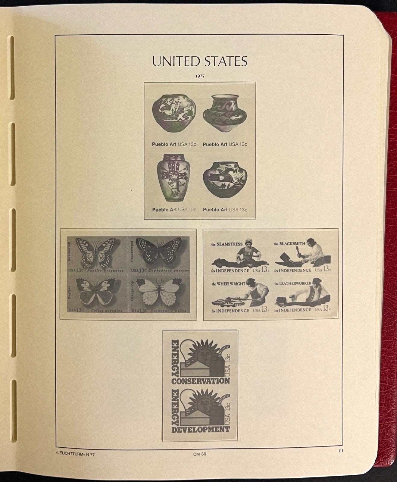 United States 1975-1993 Lighthouse Hingeless Stamp Album ZAYIX