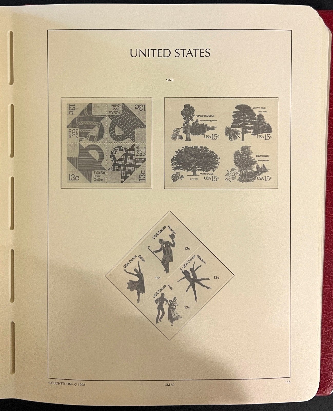 United States 1975-1993 Lighthouse Hingeless Stamp Album ZAYIX