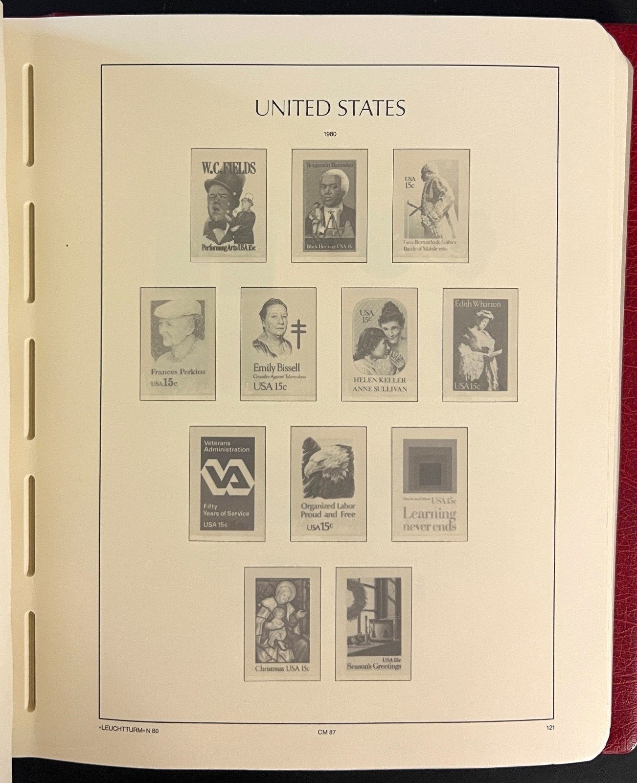 United States 1975-1993 Lighthouse Hingeless Stamp Album ZAYIX