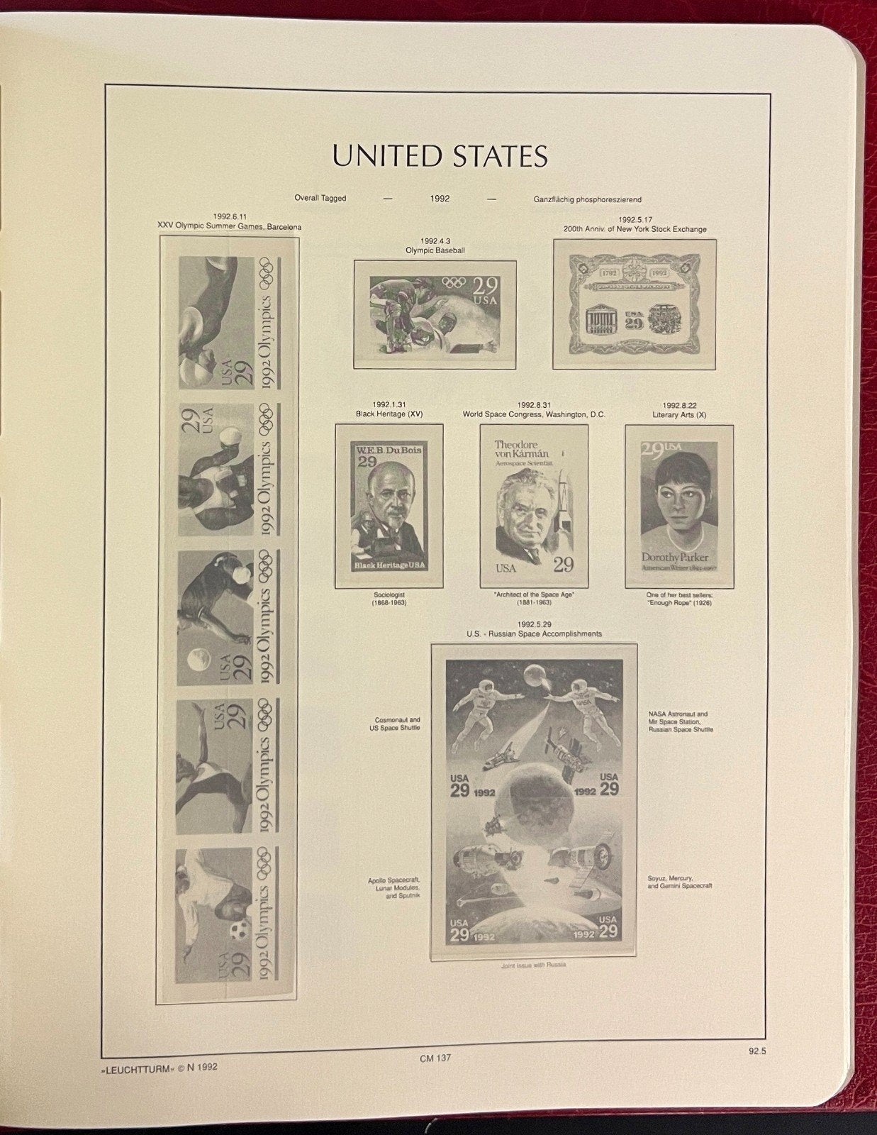 United States 1975-1993 Lighthouse Hingeless Stamp Album ZAYIX