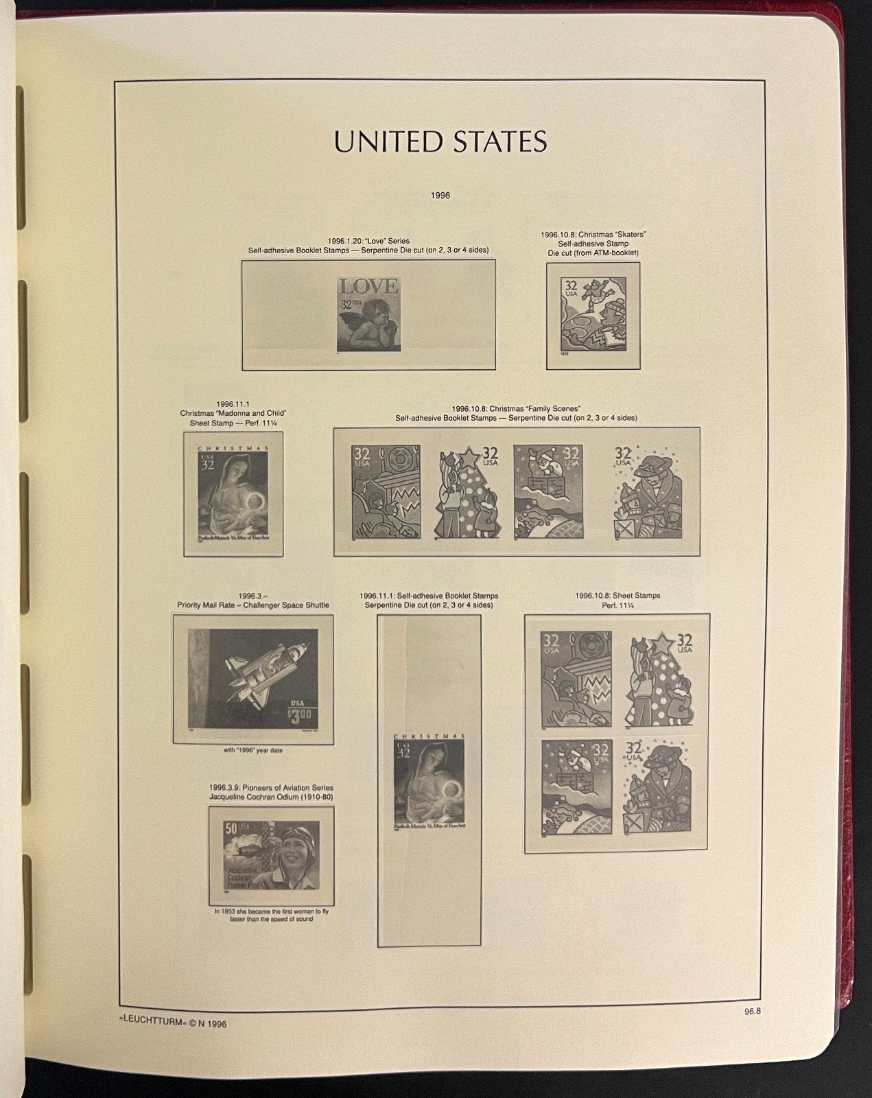 United States 1975-1993 Lighthouse Hingeless Stamp Album ZAYIX