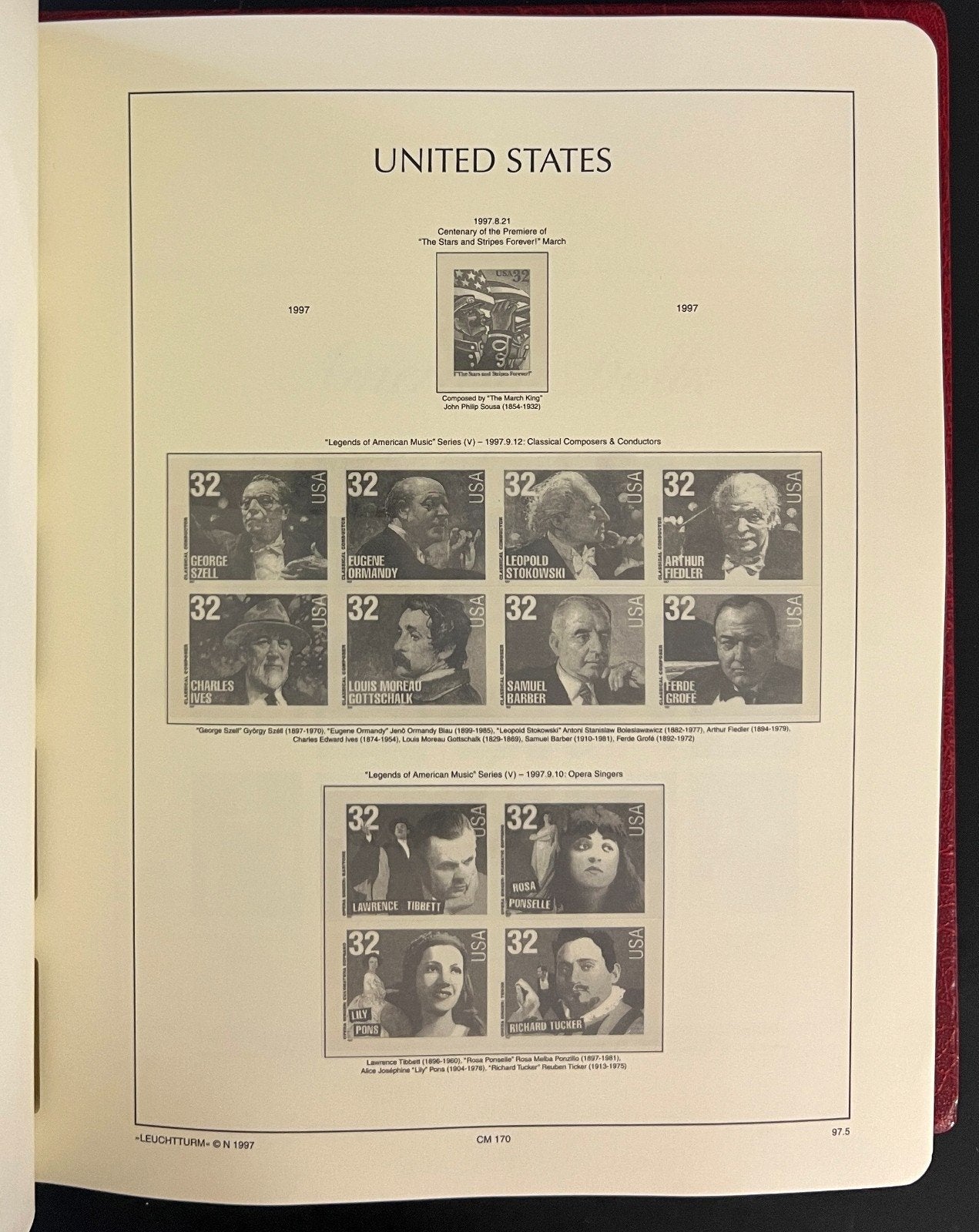 United States 1975-1993 Lighthouse Hingeless Stamp Album ZAYIX