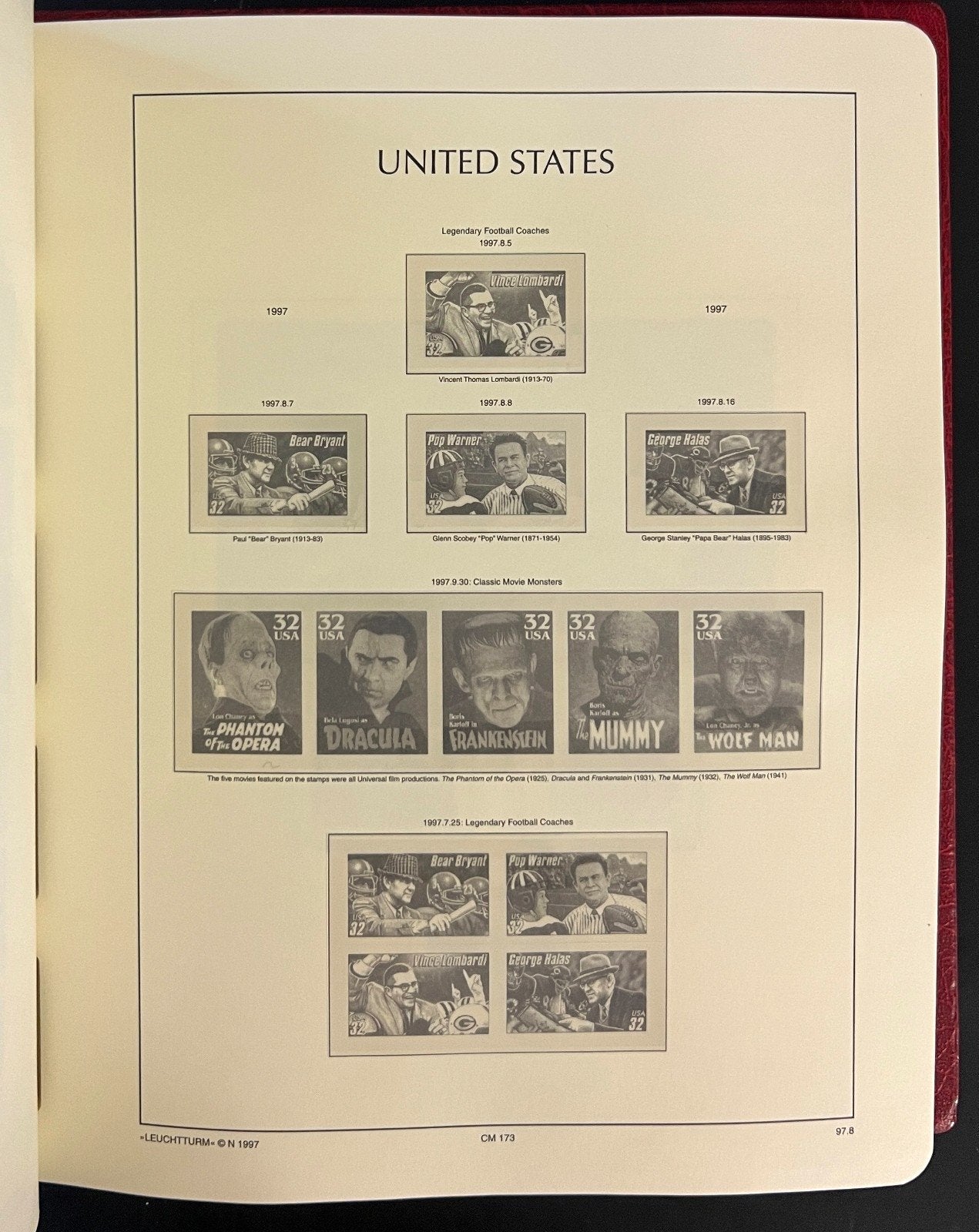 United States 1975-1993 Lighthouse Hingeless Stamp Album ZAYIX