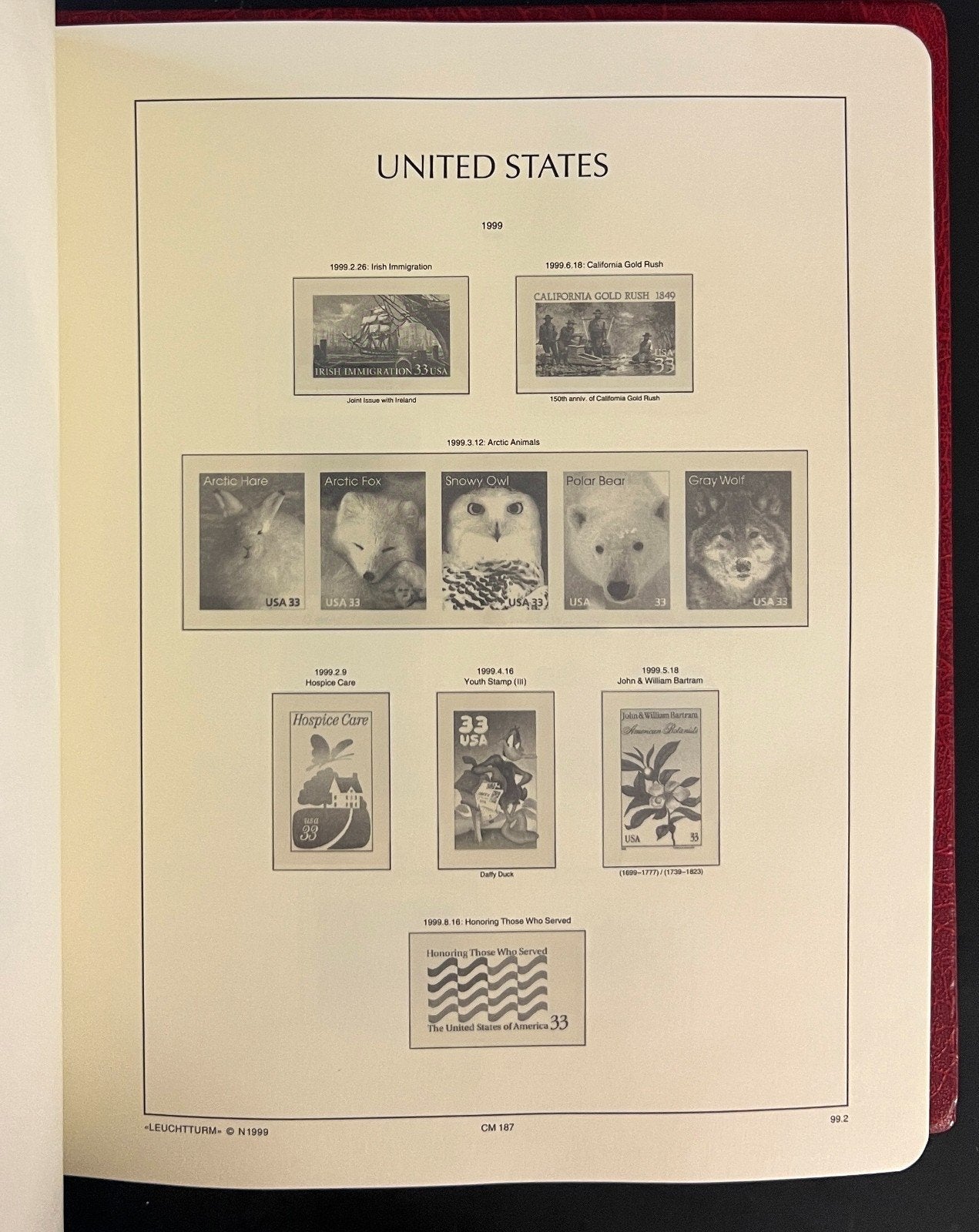 United States 1975-1993 Lighthouse Hingeless Stamp Album ZAYIX