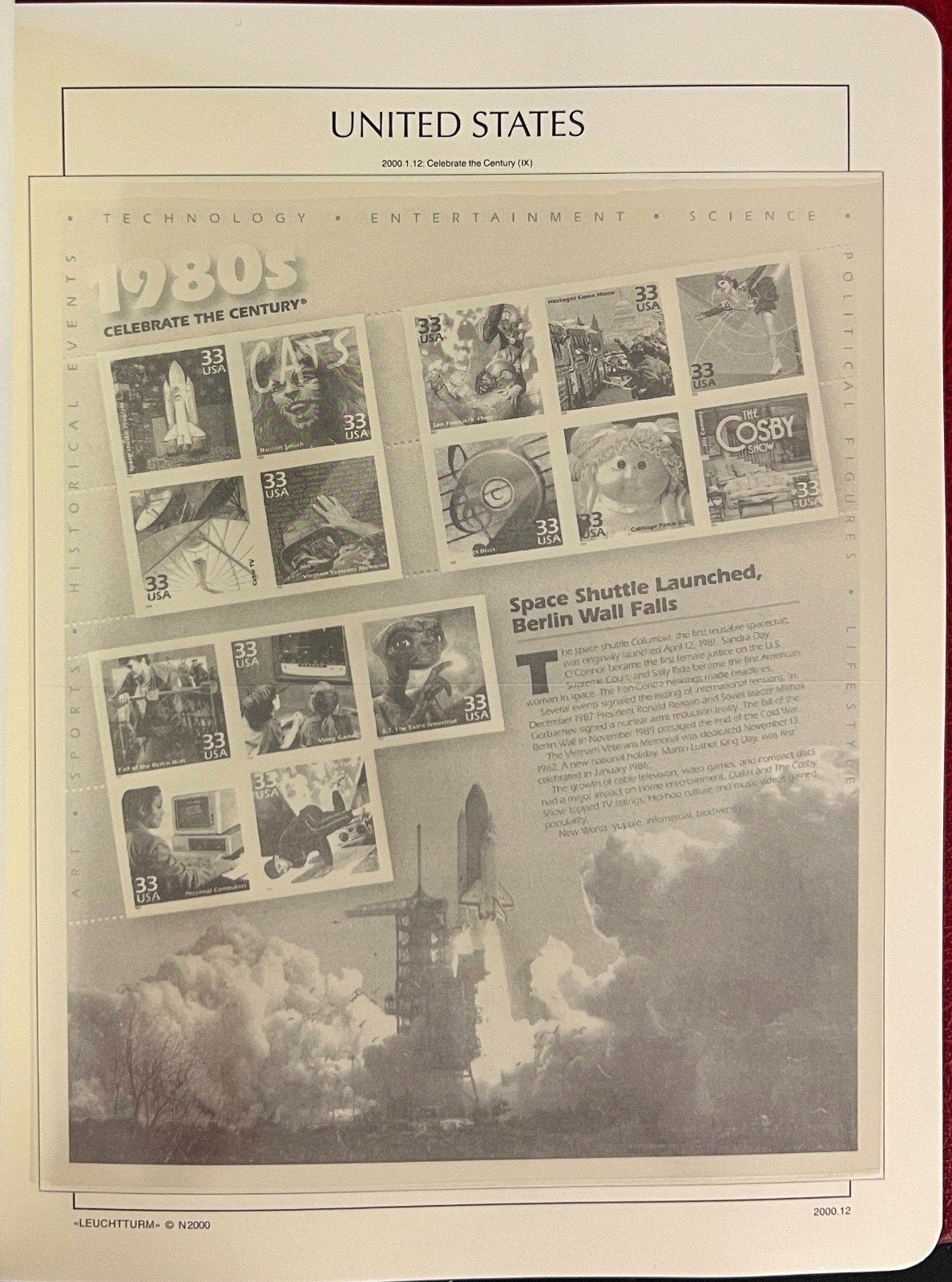 United States 1975-1993 Lighthouse Hingeless Stamp Album ZAYIX