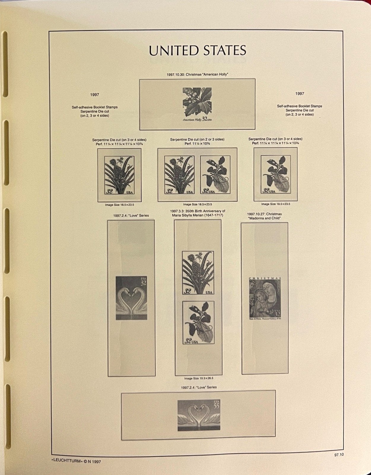 United States 1996-2006 Lighthouse Hingeless Stamp Album ZAYIX