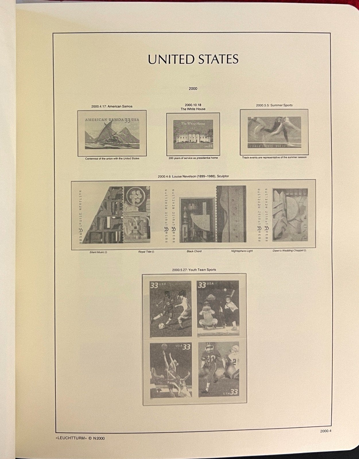 United States 1996-2006 Lighthouse Hingeless Stamp Album ZAYIX