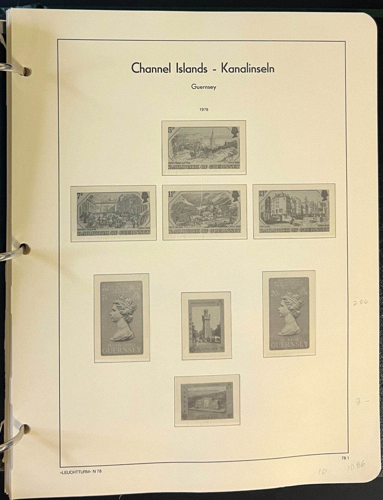 Guernsey 1941-1990 Scott Specialty Stamp Album Lighthouse Hingeless Pages ZAYIX