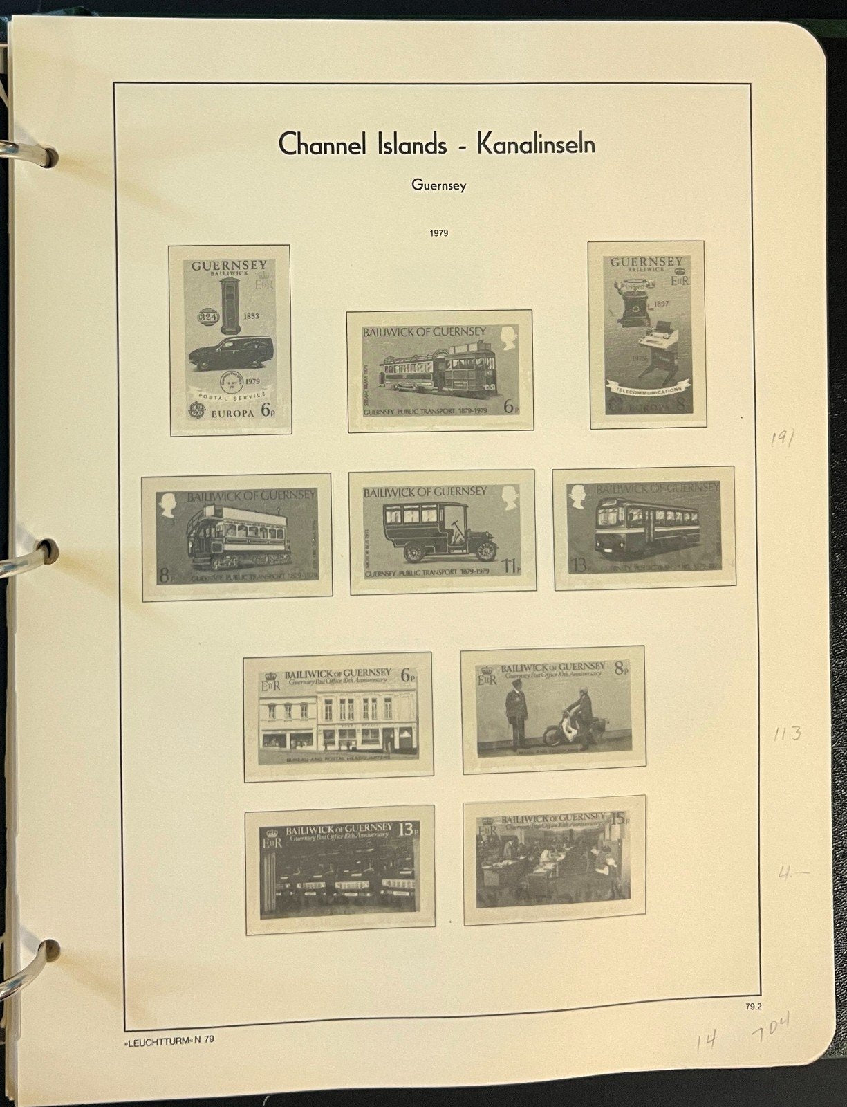 Guernsey 1941-1990 Scott Specialty Stamp Album Lighthouse Hingeless Pages ZAYIX