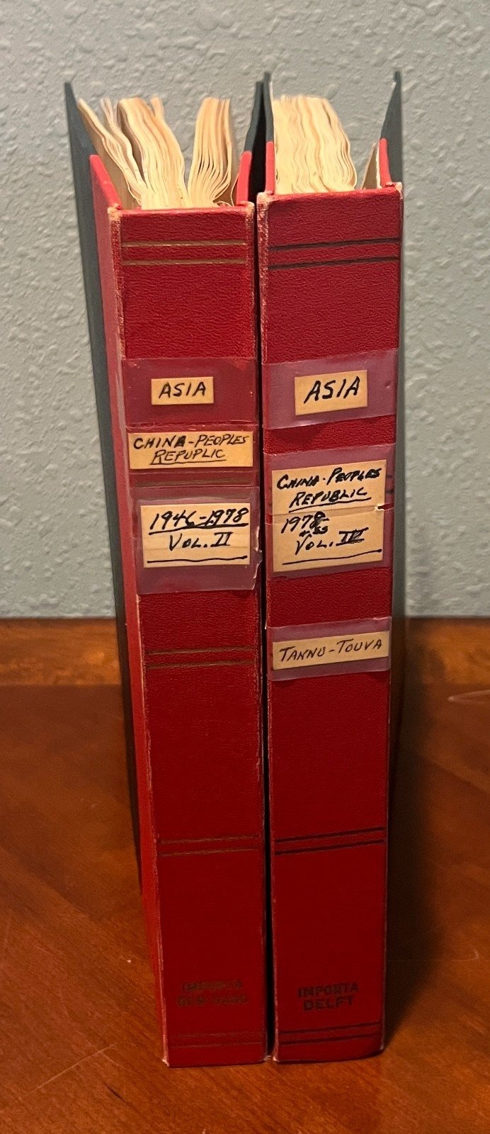 PRC China 1949-1982 Stamp Collection 2 Volume Album Mint & Used ZAYIX