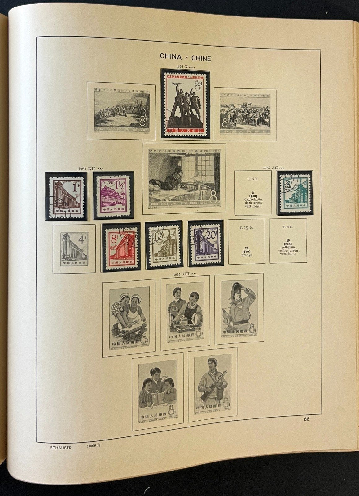 PRC China 1949-1982 Stamp Collection 2 Volume Album Mint & Used ZAYIX