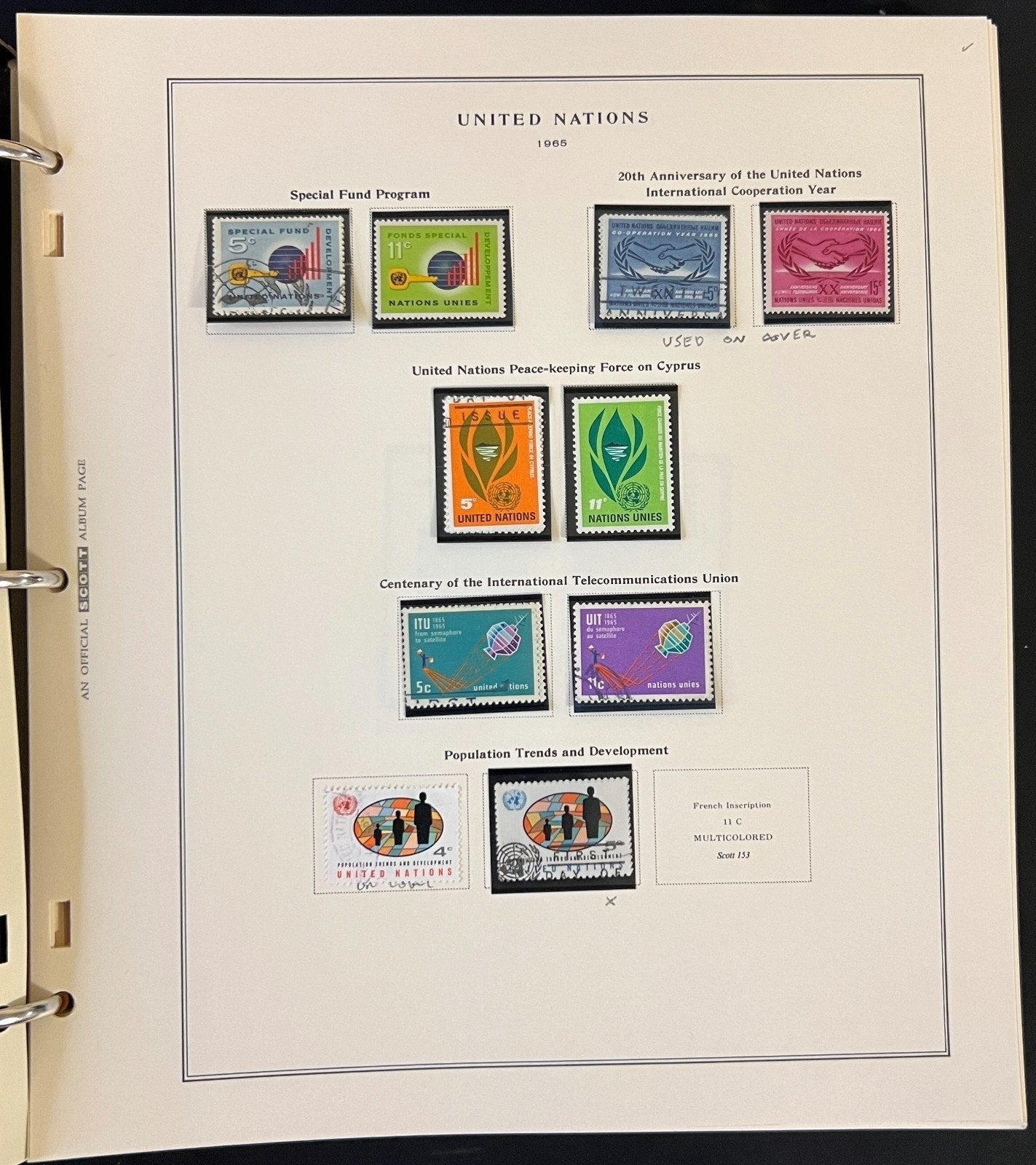 United Nations 1951-2002 Stamp Collection Scott Album Mint & Used ZAYIX