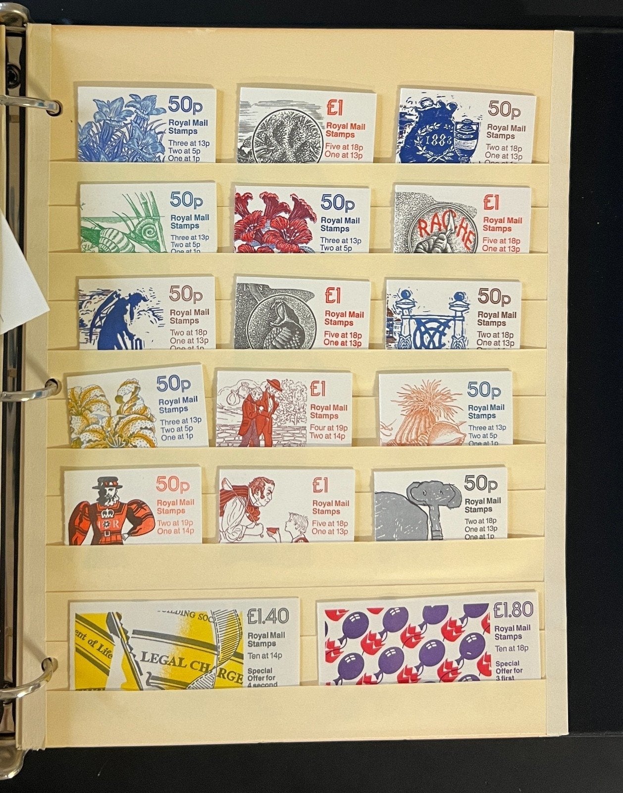 G.B. 1974-2000 200+ Machin Booklets & 19 Prestige Booklet Stamp Collection ZAYIX