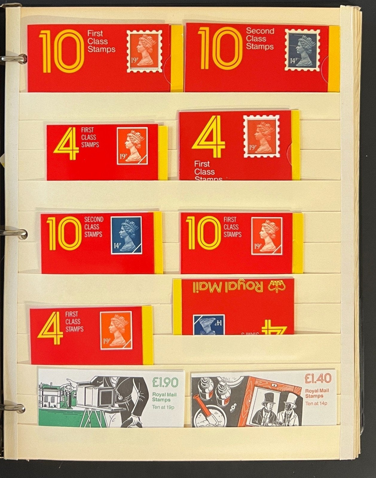 G.B. 1974-2000 200+ Machin Booklets & 19 Prestige Booklet Stamp Collection ZAYIX