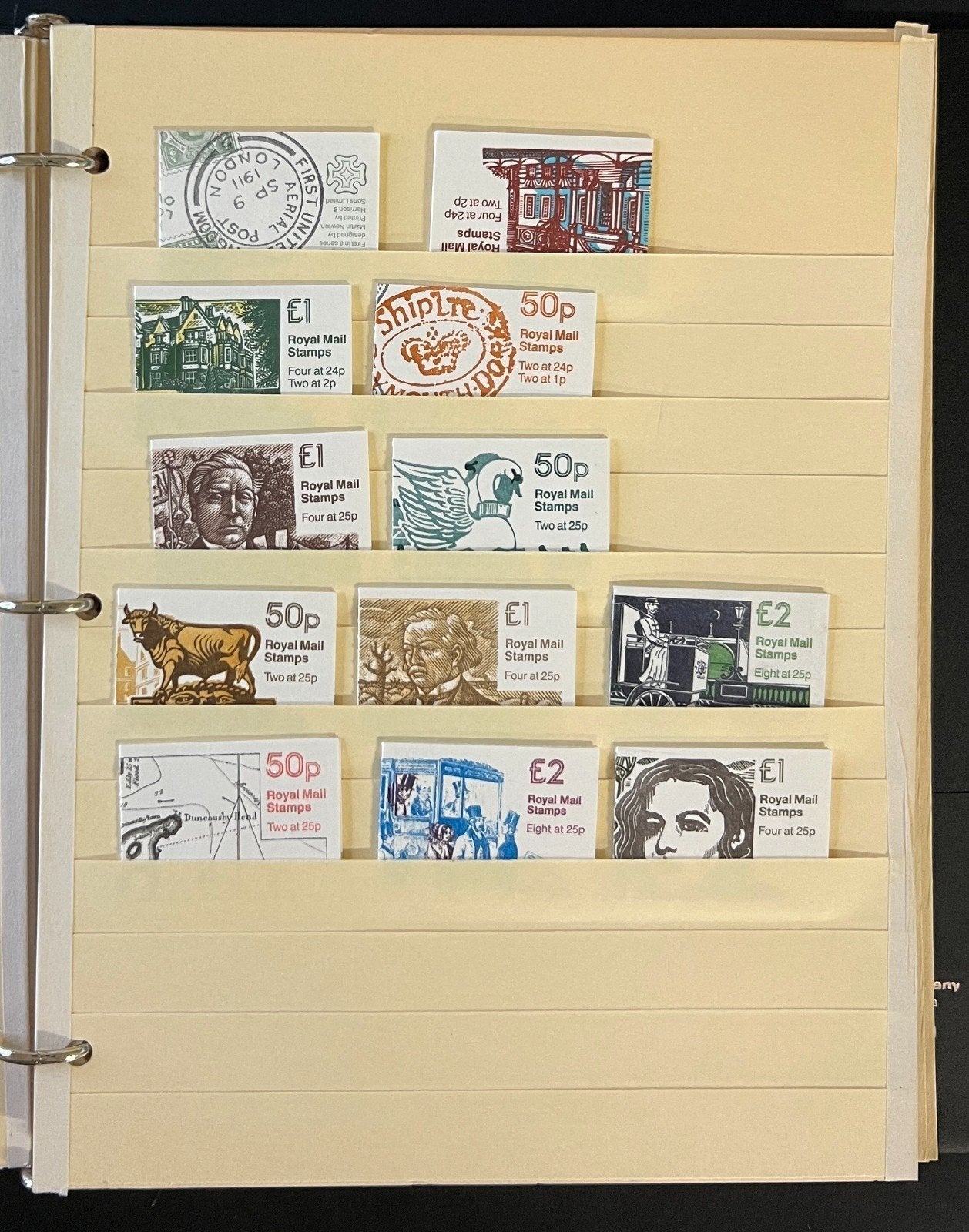 G.B. 1974-2000 200+ Machin Booklets & 19 Prestige Booklet Stamp Collection ZAYIX
