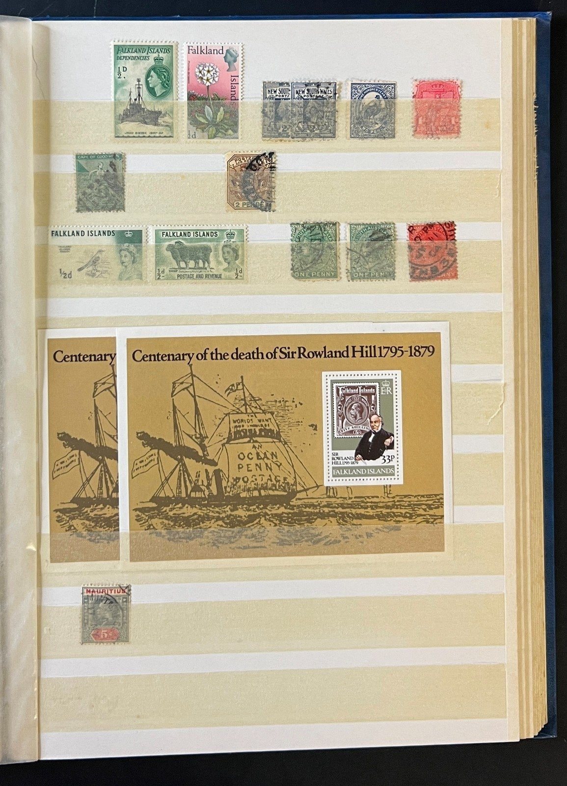 British Commonwealth Stamp Collection Stockbook Mint & Used 24Pages ZAYIX