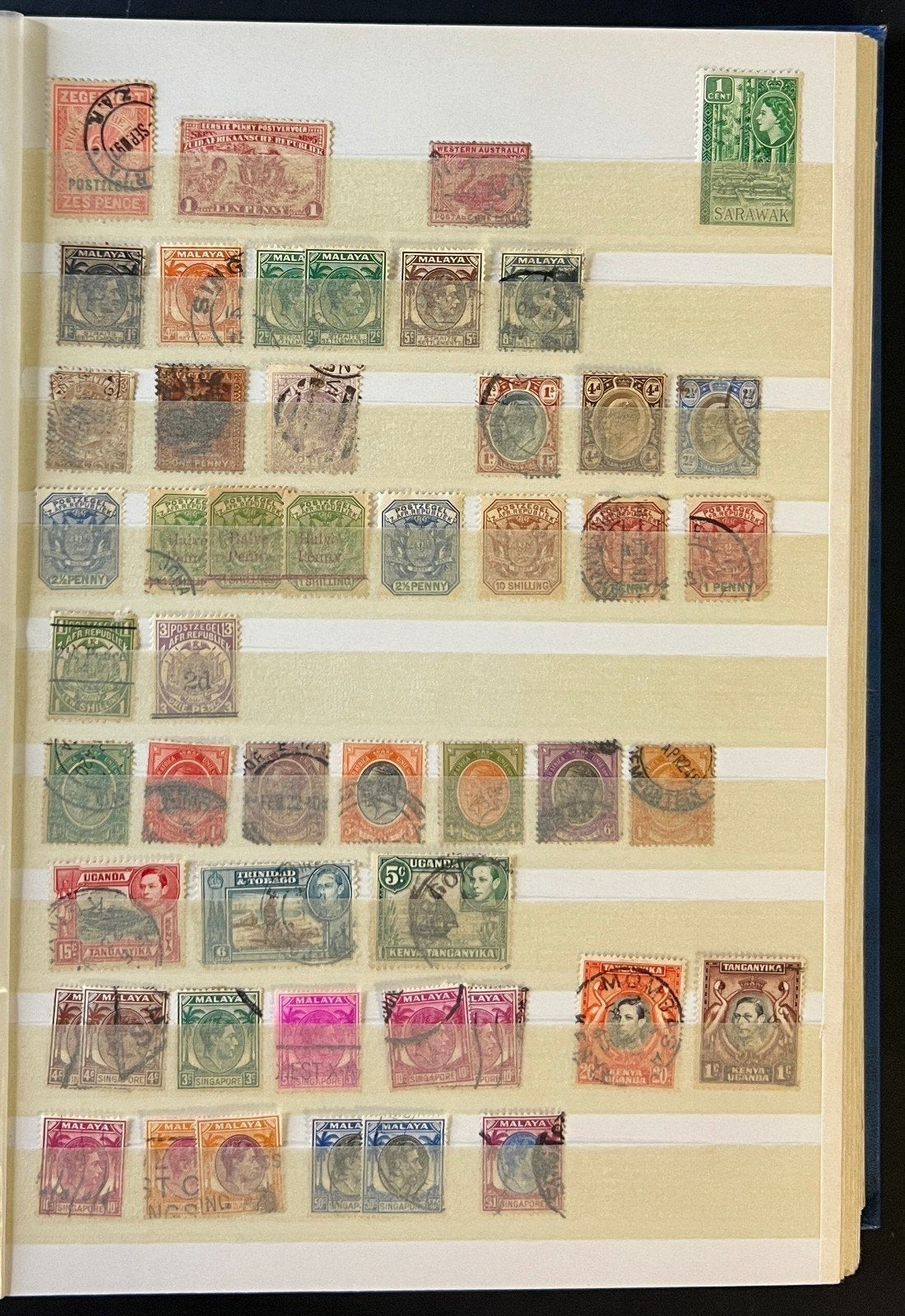 British Commonwealth Stamp Collection Stockbook Mint & Used 24Pages ZAYIX
