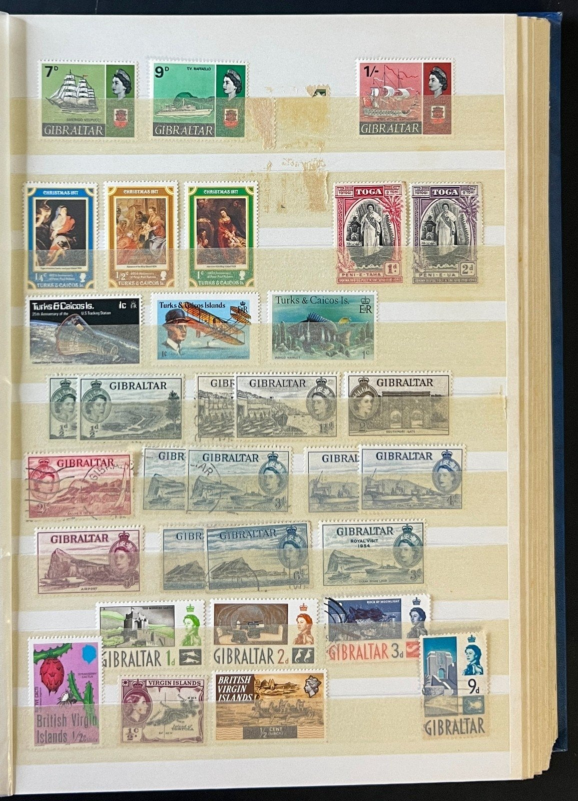 British Commonwealth Stamp Collection Stockbook Mint & Used 24Pages ZAYIX