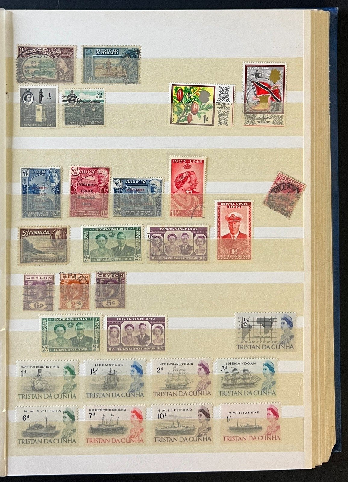 British Commonwealth Stamp Collection Stockbook Mint & Used 24Pages ZAYIX