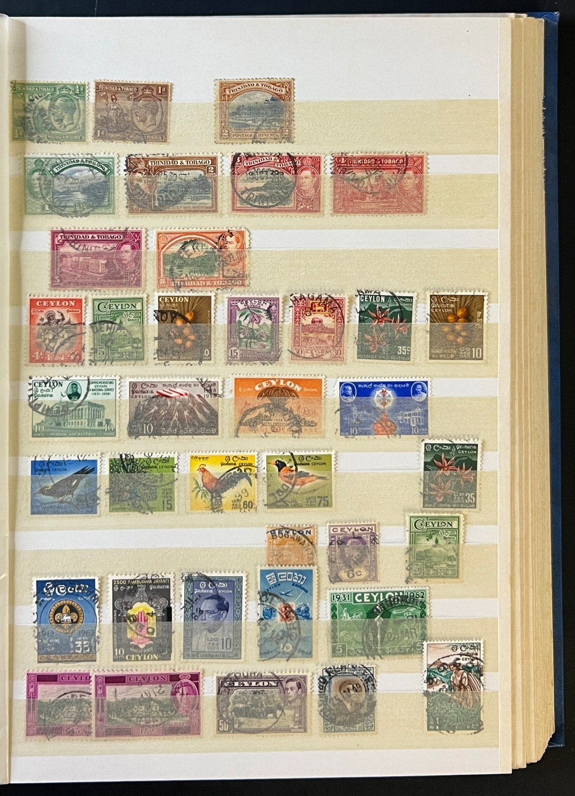 British Commonwealth Stamp Collection Stockbook Mint & Used 24Pages ZAYIX