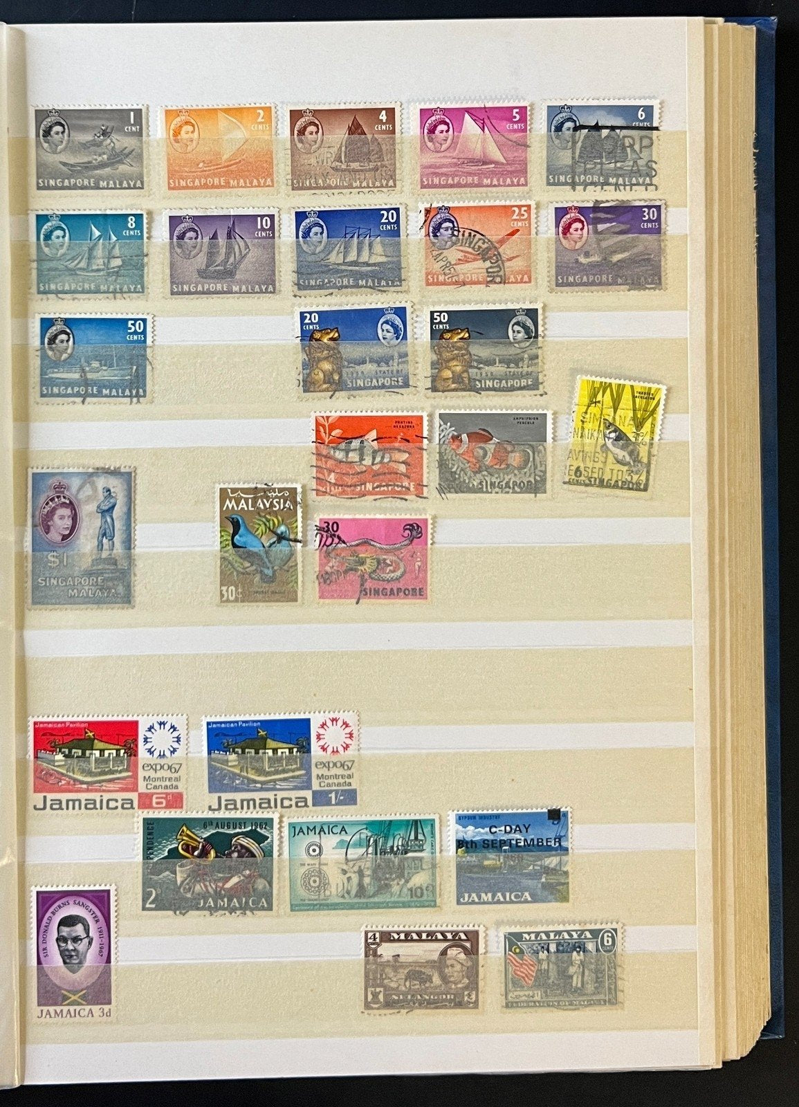 British Commonwealth Stamp Collection Stockbook Mint & Used 24Pages ZAYIX