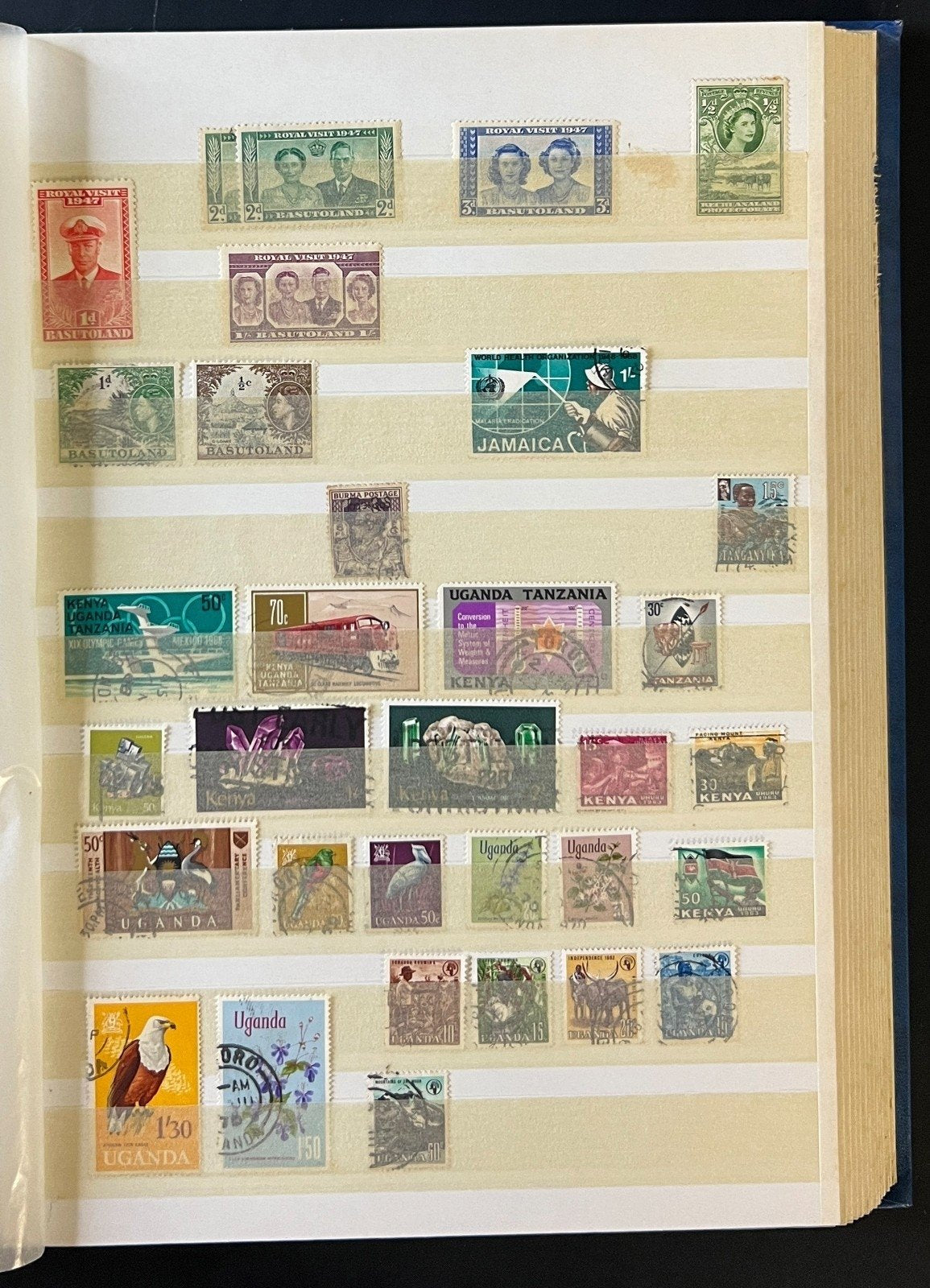 British Commonwealth Stamp Collection Stockbook Mint & Used 24Pages ZAYIX