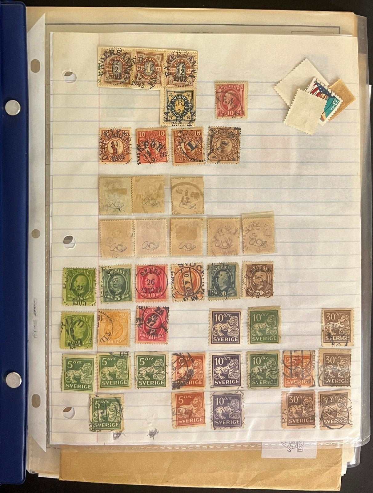 Sweden & Switzerland Stamp Collection Harris Album Thousands Used Stamps  ZAYIX