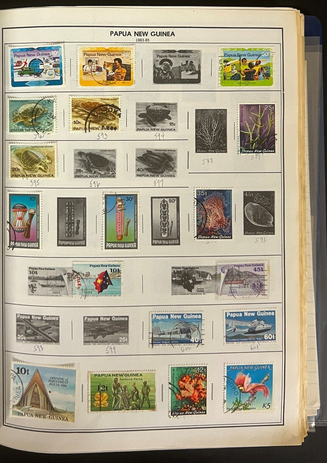 Pakistan to Philippines Stamp Collection Harris Album Used Stamps  ZAYIX