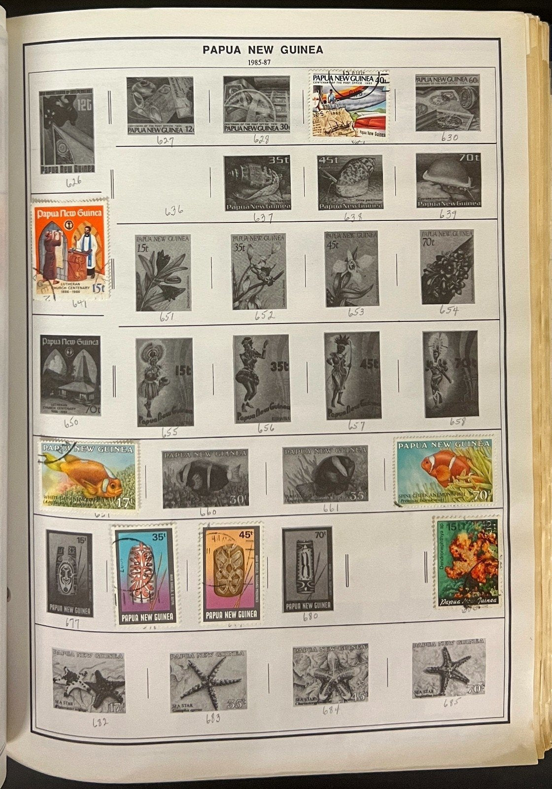 Pakistan to Philippines Stamp Collection Harris Album Used Stamps  ZAYIX
