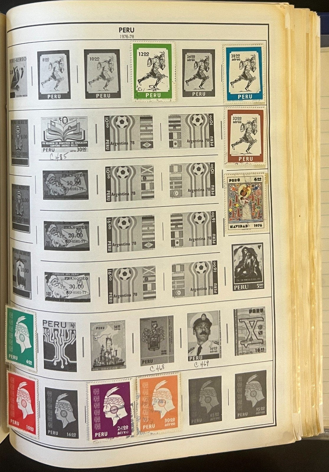 Pakistan to Philippines Stamp Collection Harris Album Used Stamps  ZAYIX