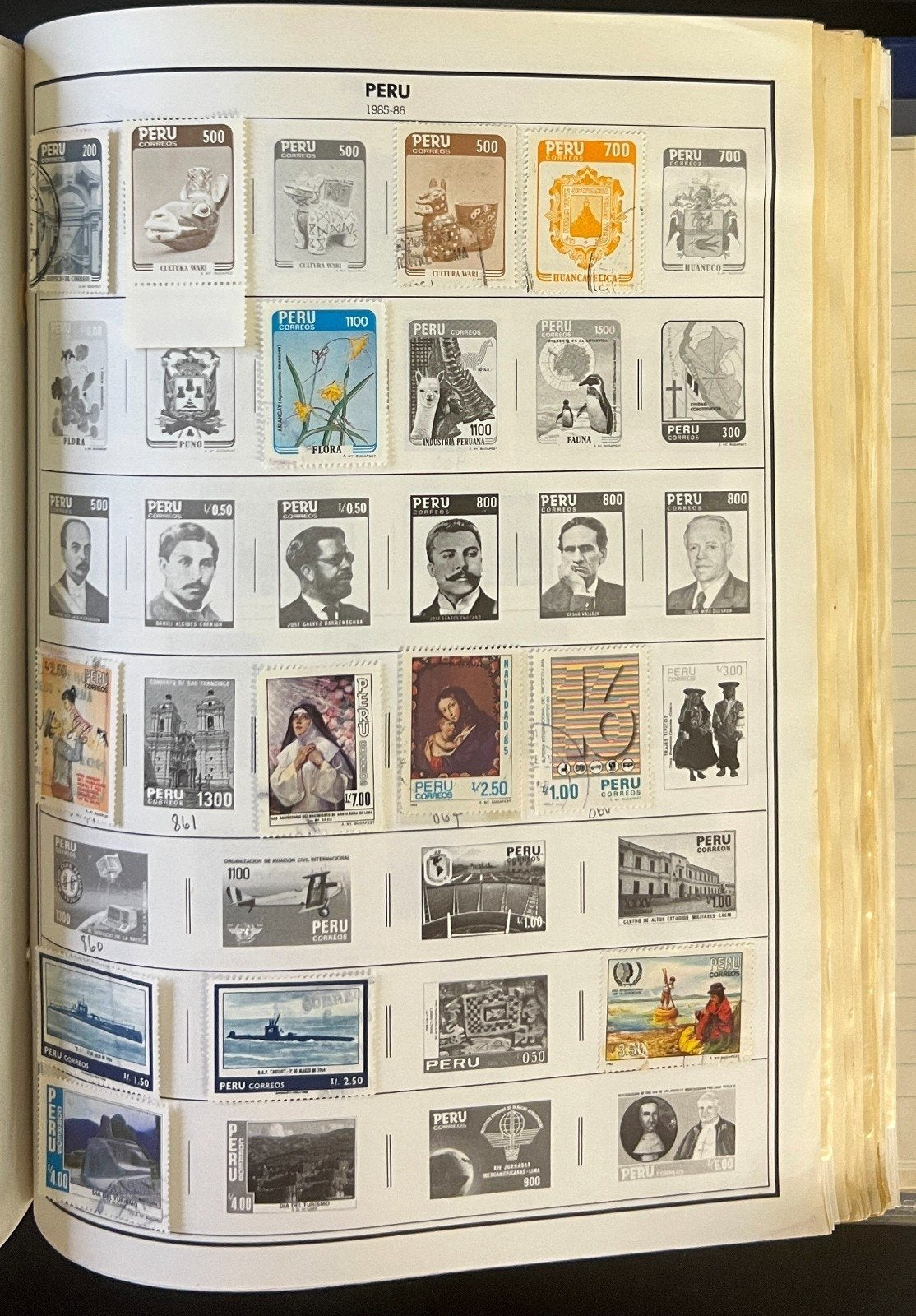 Pakistan to Philippines Stamp Collection Harris Album Used Stamps  ZAYIX