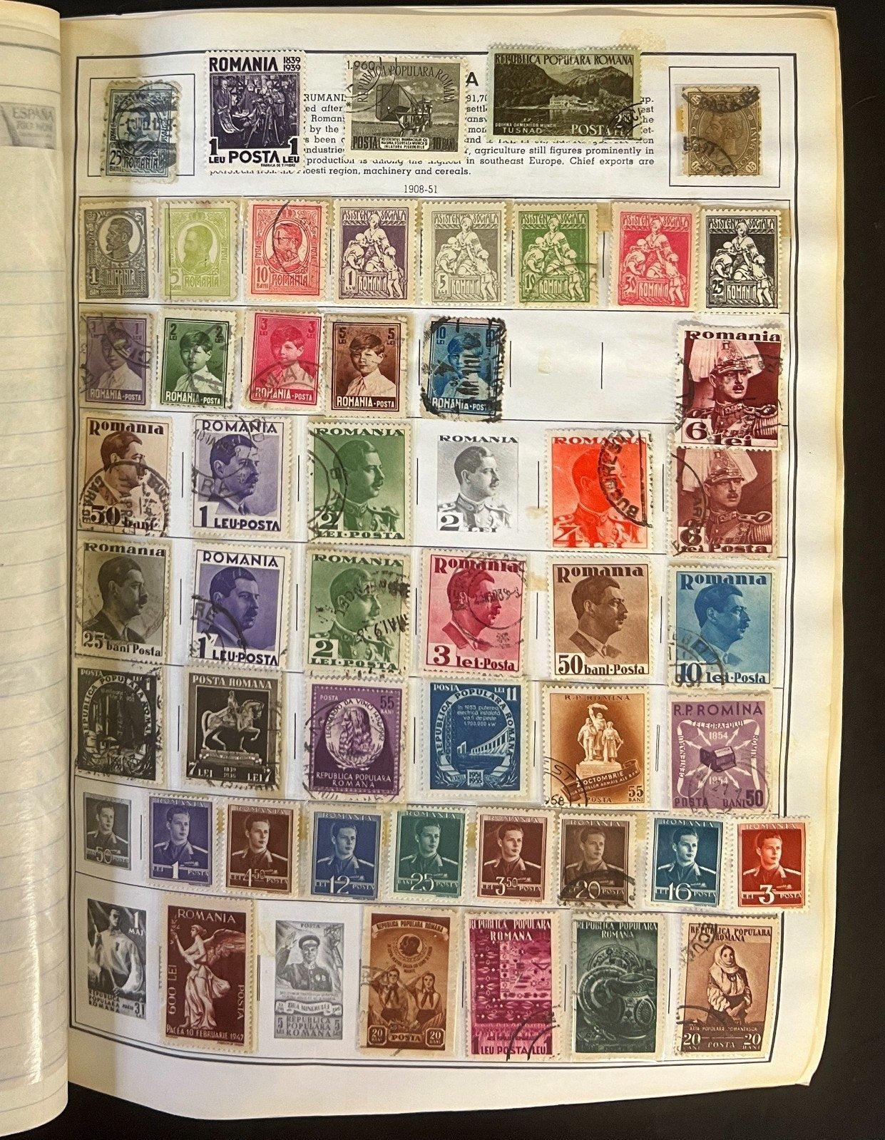 Romania to Saar Stamp Collection Harris Album Used Stamps  ZAYIX