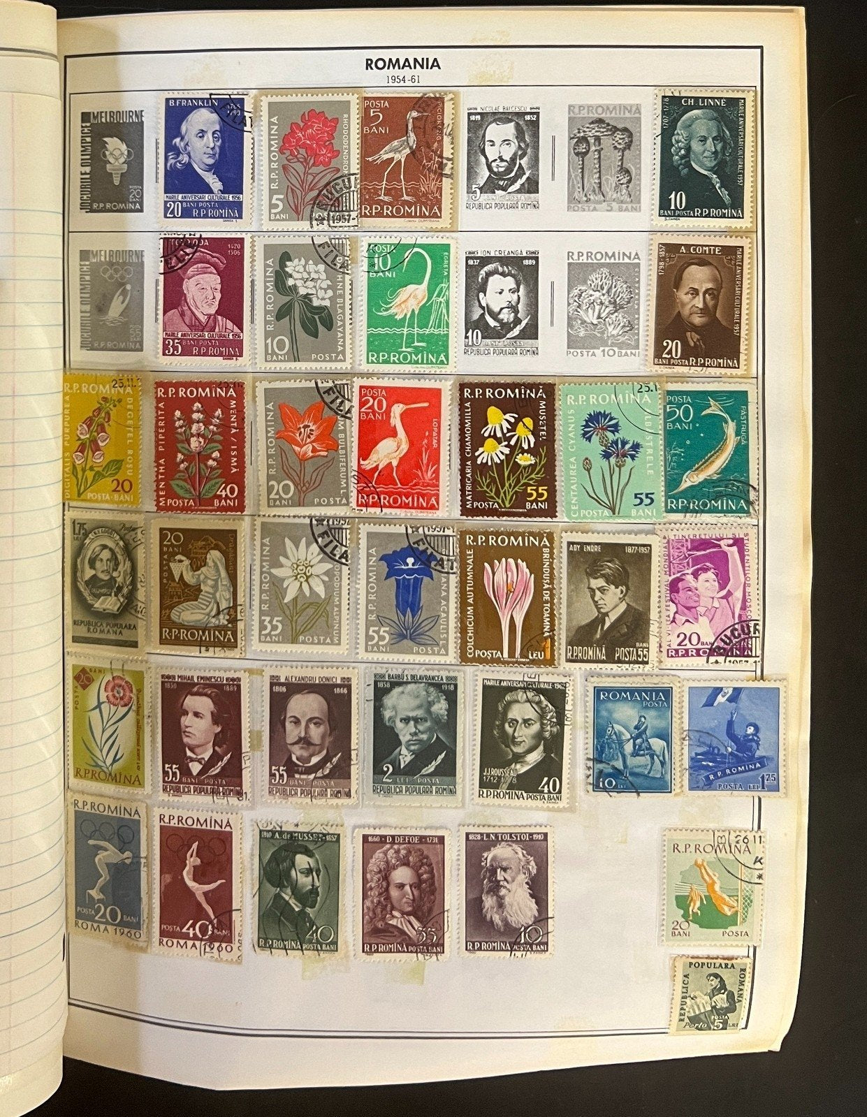Romania to Saar Stamp Collection Harris Album Used Stamps  ZAYIX