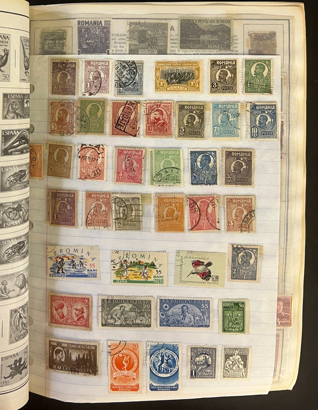 Romania to Saar Stamp Collection Harris Album Used Stamps  ZAYIX