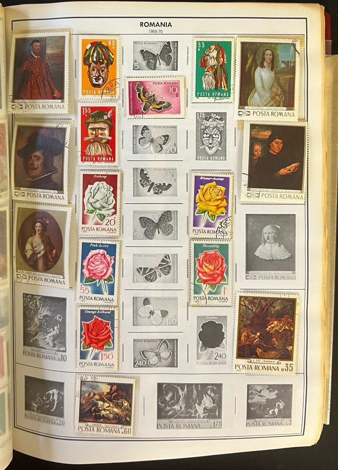 Romania to Saar Stamp Collection Harris Album Used Stamps  ZAYIX