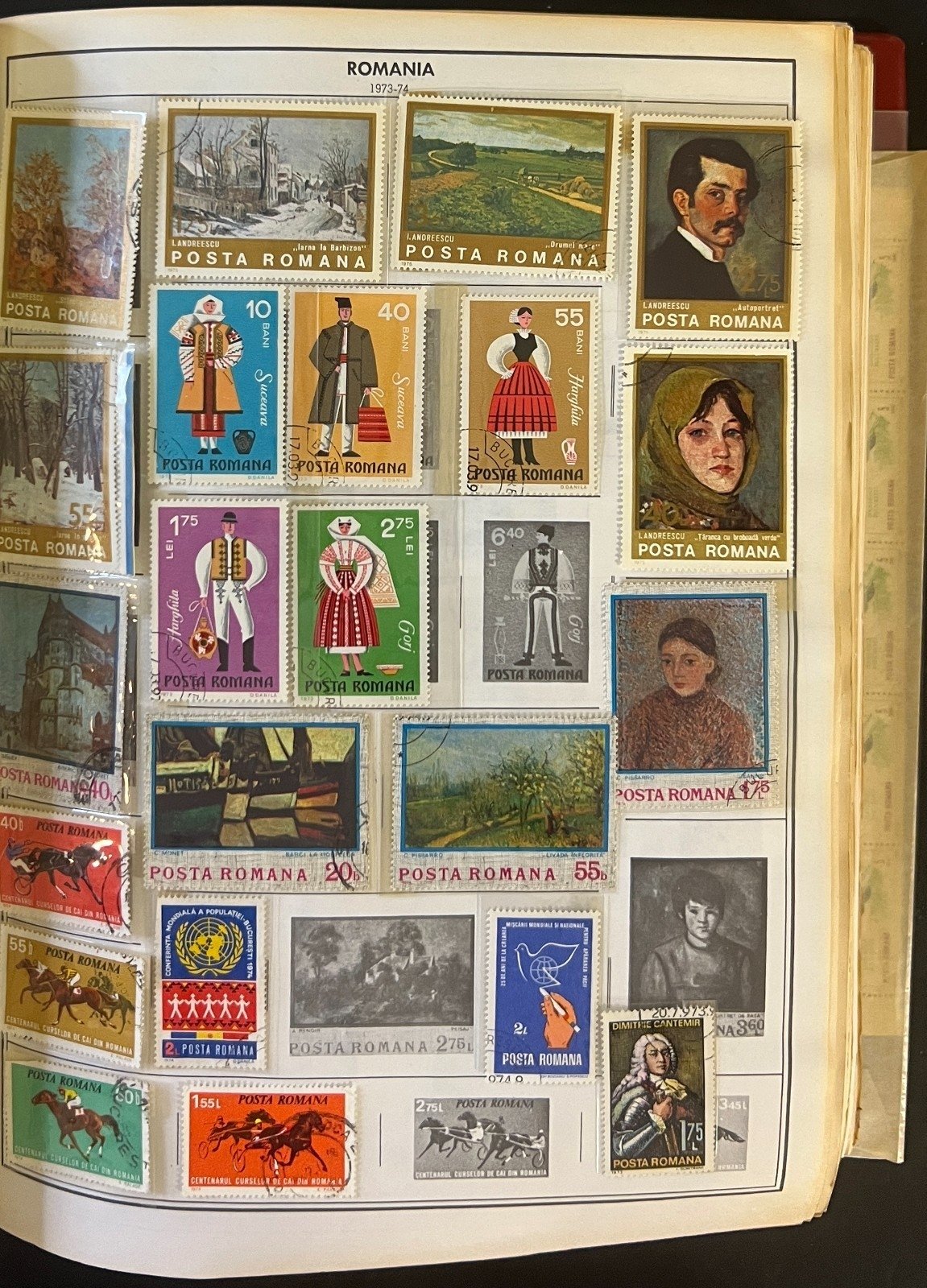 Romania to Saar Stamp Collection Harris Album Used Stamps  ZAYIX