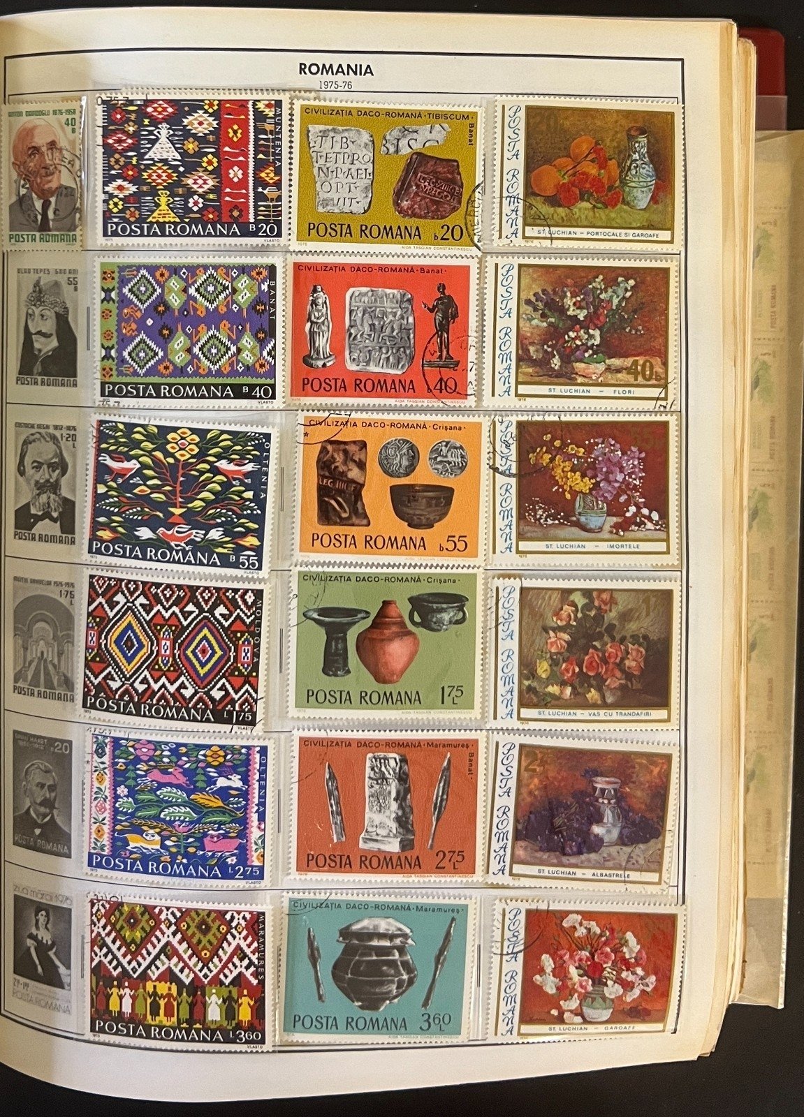 Romania to Saar Stamp Collection Harris Album Used Stamps  ZAYIX