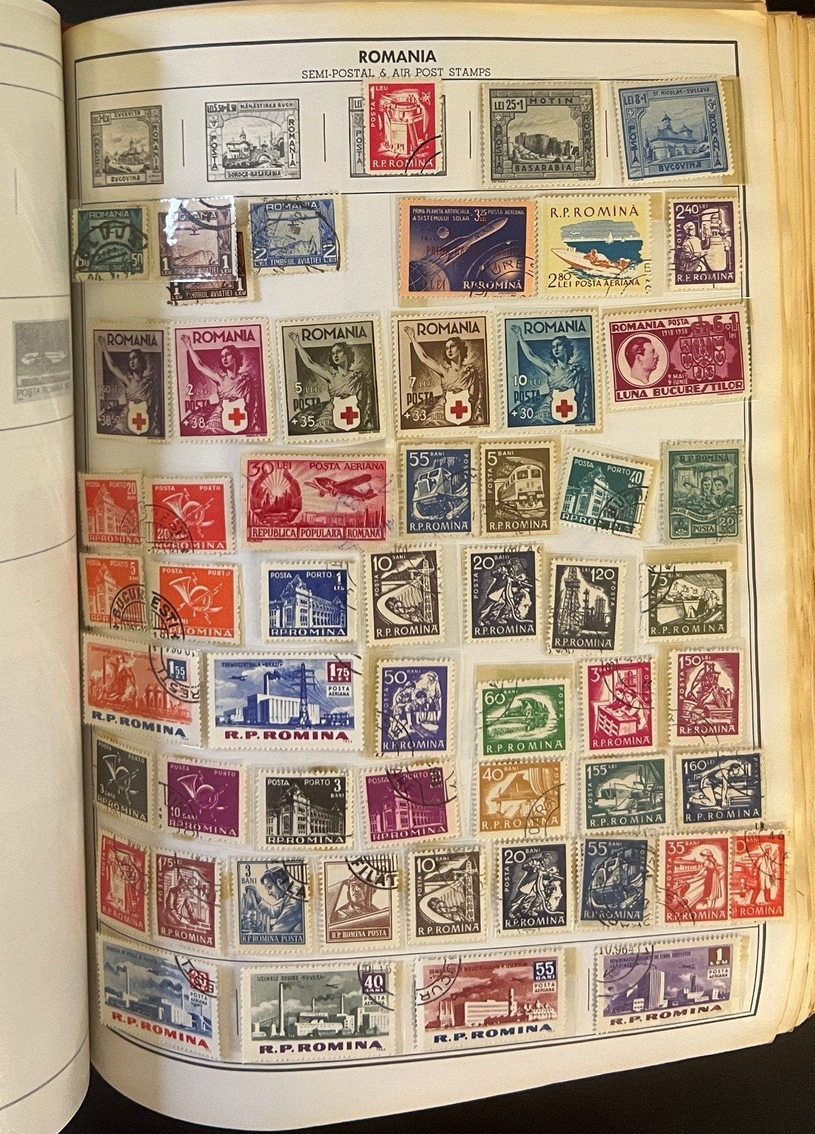 Romania to Saar Stamp Collection Harris Album Used Stamps  ZAYIX