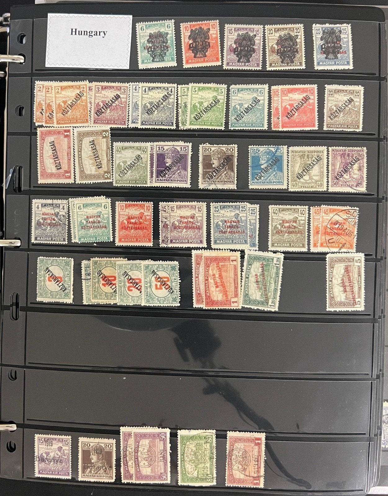 World Wide Overprinted Stamps Collection Album Over 75 Stockpages  ZAYIX