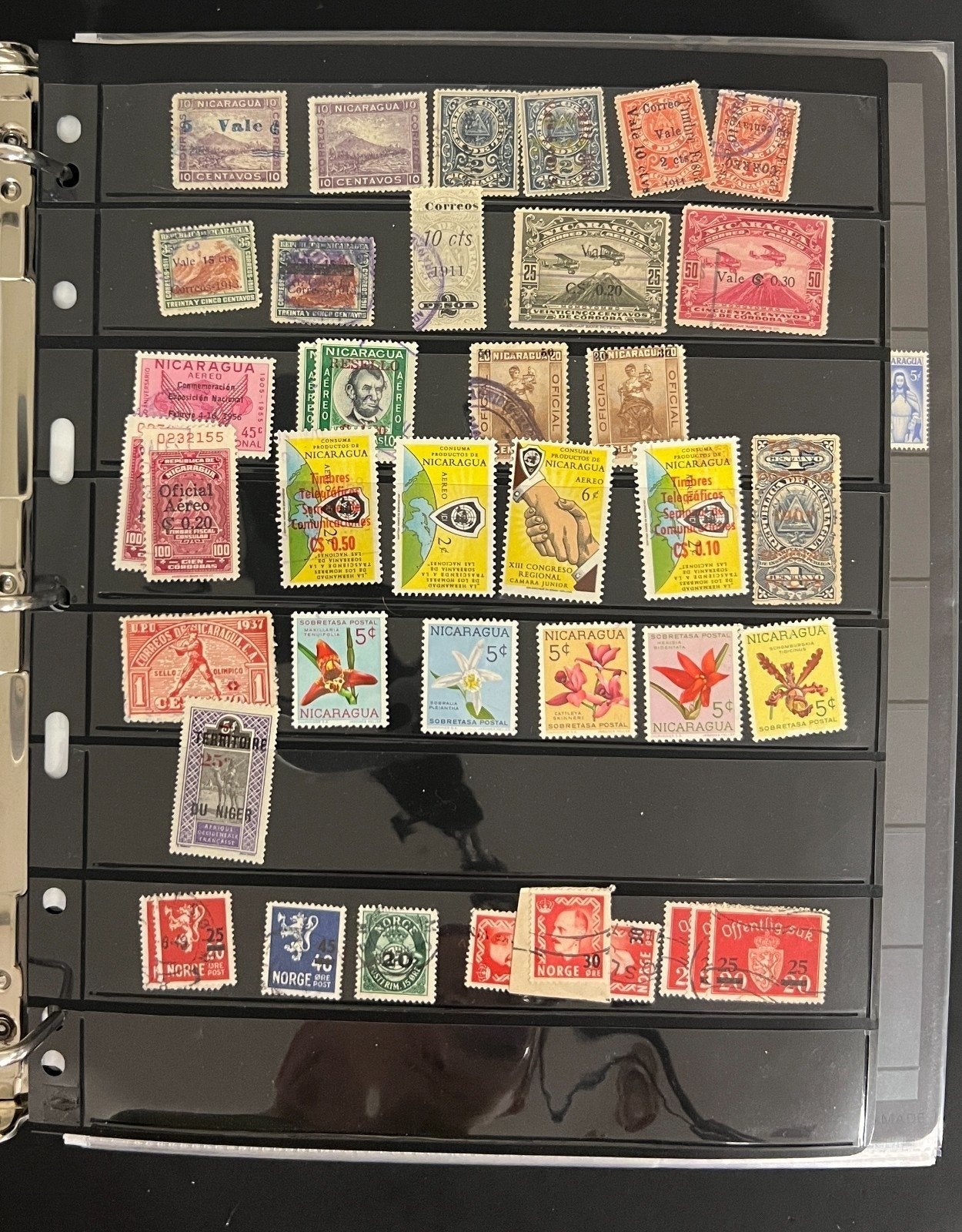 World Wide Overprinted Stamps Collection Album Over 75 Stockpages  ZAYIX