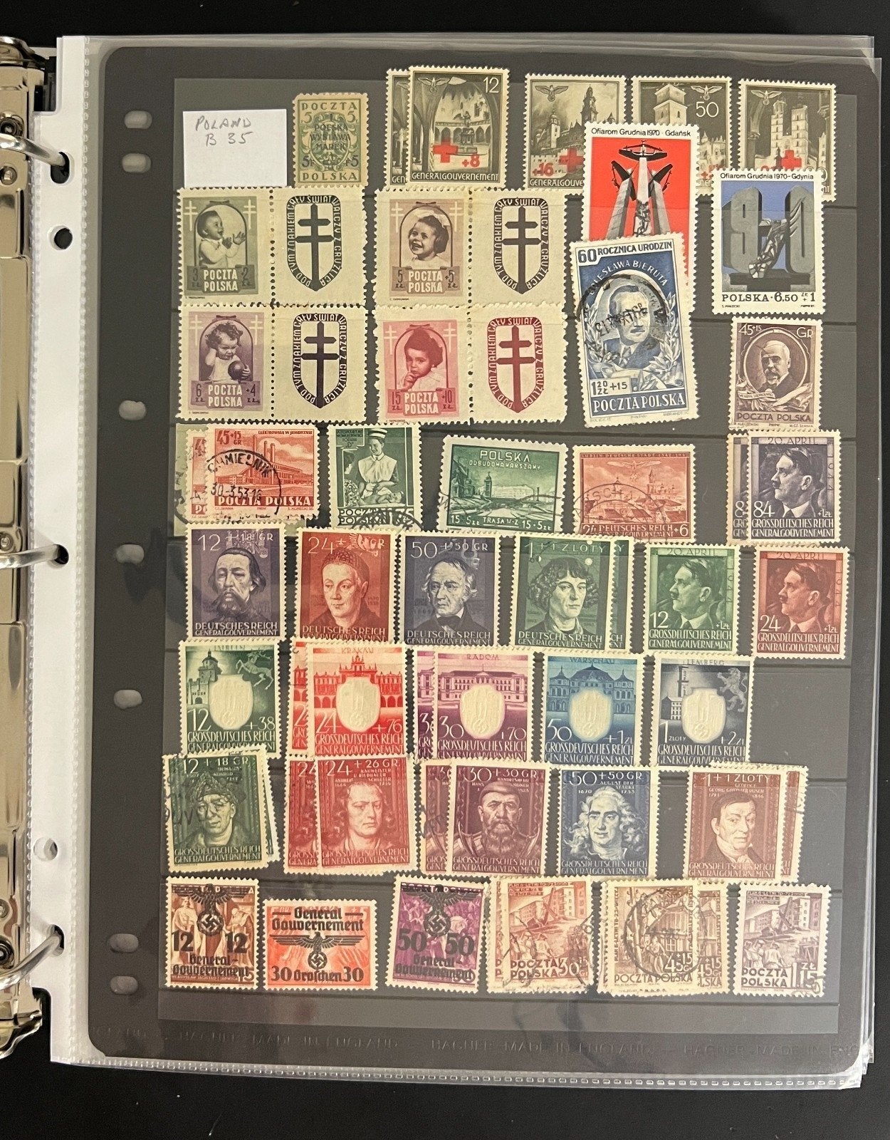 World Wide Overprinted Stamps Collection Album Over 75 Stockpages  ZAYIX
