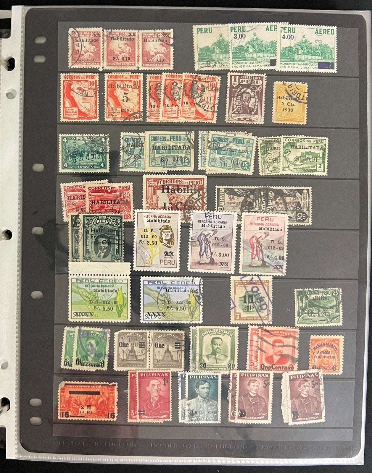 World Wide Overprinted Stamps Collection Album Over 75 Stockpages  ZAYIX